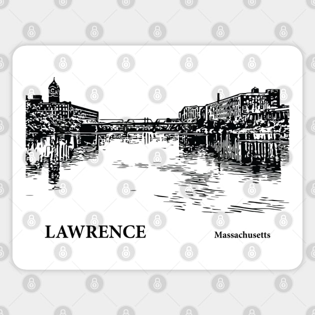 Lawrence Massachusetts Sticker by Lakeric